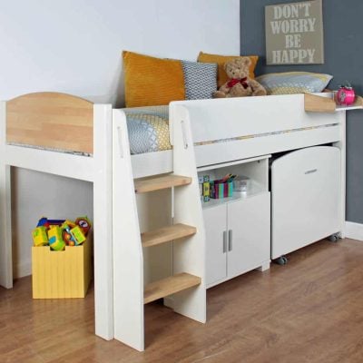 Kids Avenue Urban Birch Mid Sleeper Bed 2