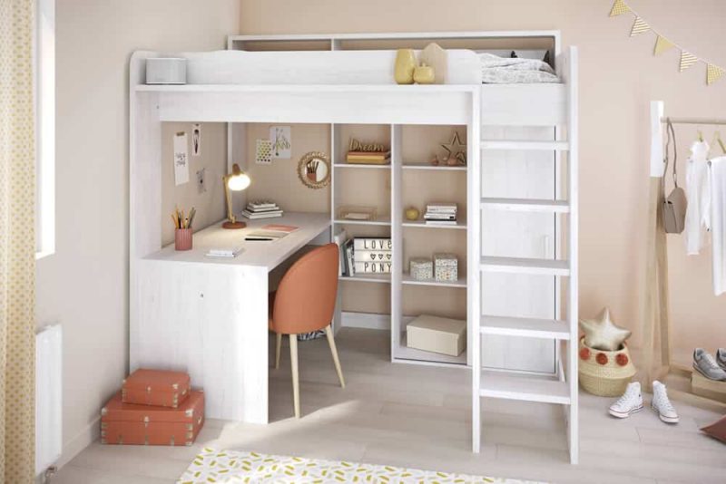 Parisot Higher Storage High Sleeper Bed