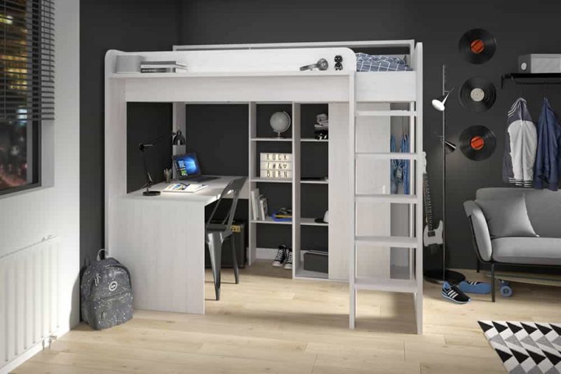 Parisot Higher Storage High Sleeper Bed