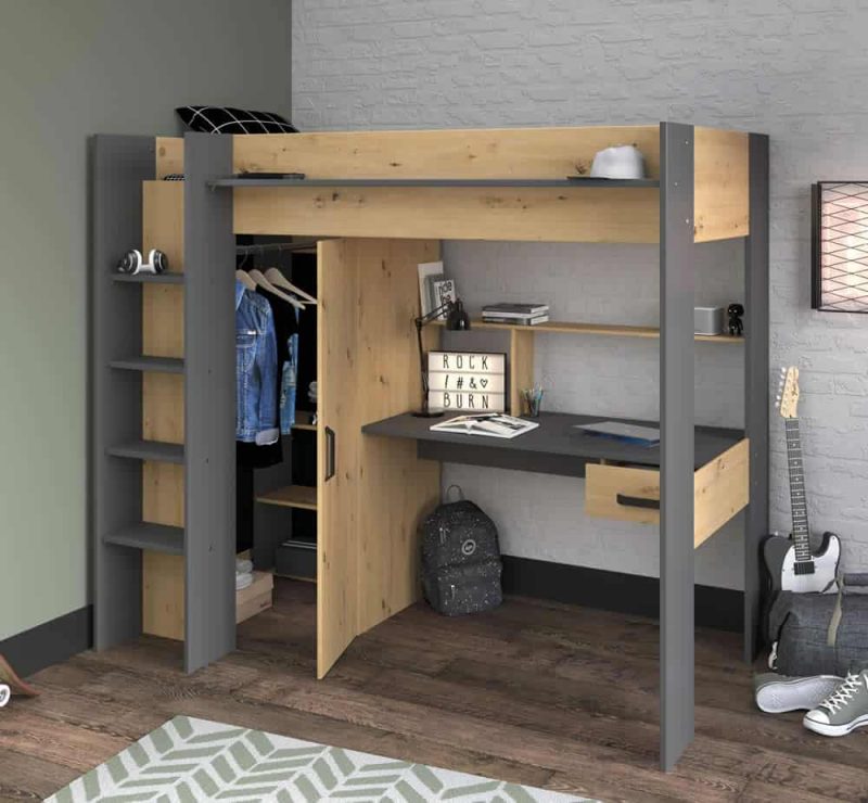Parisot Greyson High Sleeper Bed
