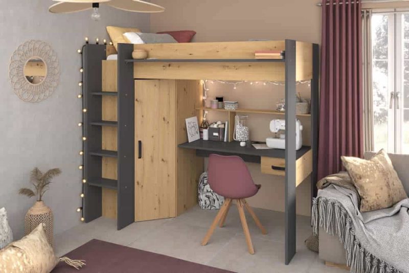 Parisot Greyson High Sleeper Bed