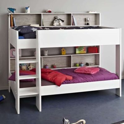 Parisot Tam Tam 3 Bunk Bed White Grey