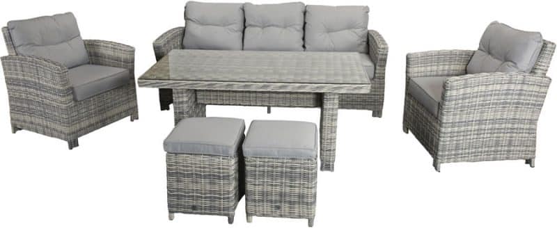 Signature Weave Amy 3 Seater Sofa Garden Dining Set