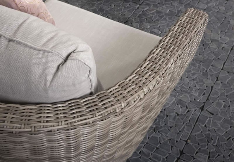 Signature Weave Danielle 5 Seat Sofa Grey Wicker Garden Set