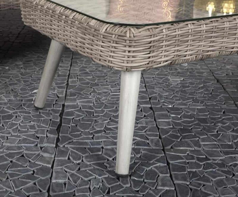 Signature Weave Danielle 5 Seat Sofa Grey Wicker Garden Set