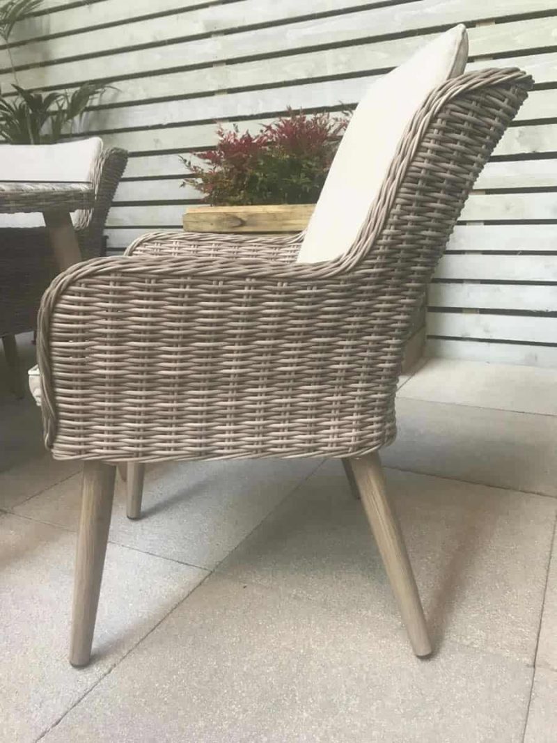 Signature Weave Danielle Rectangle 6 Chair Garden Dining Set