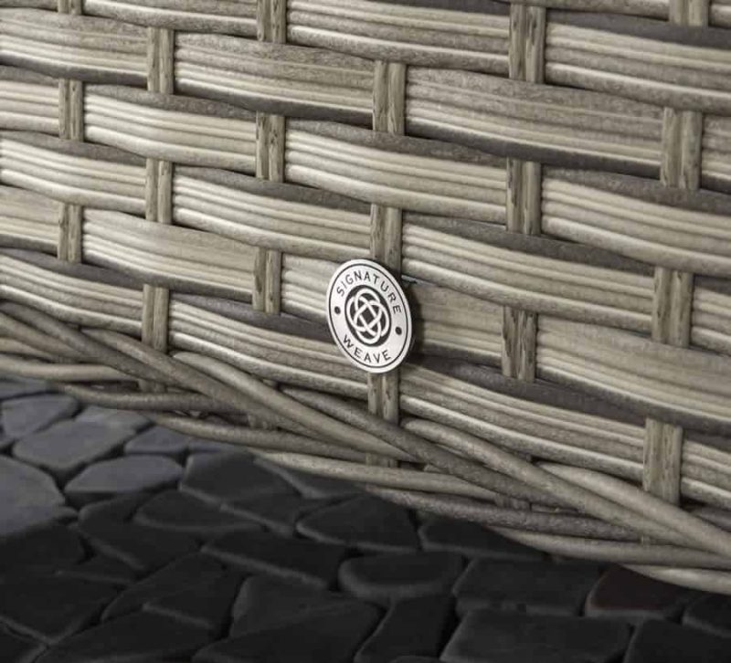Signature Weave Edwina Grey Corner Sofa Garden Dining Set