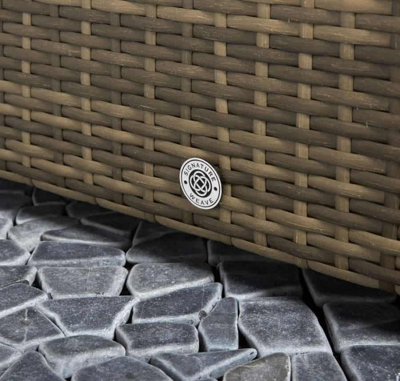 Signature Weave Savannah Brown Corner Sofa Garden Furniture Set