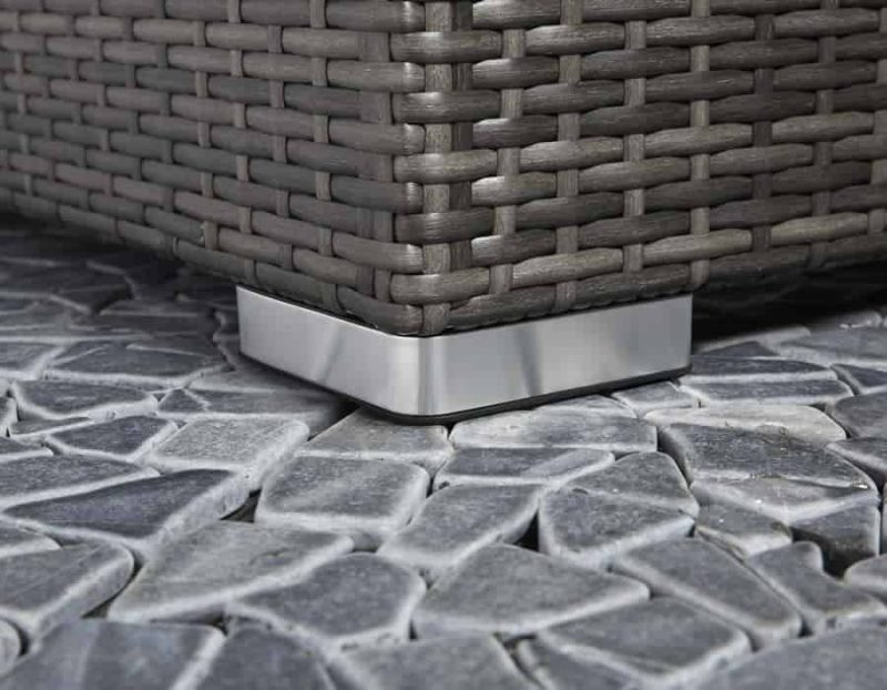 Signature Weave Savannah Grey Corner Sofa Garden Furniture Set