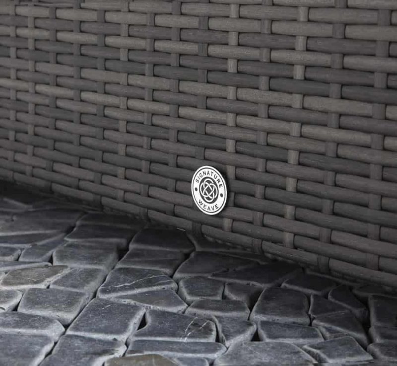 Signature Weave Savannah Grey Corner Sofa Garden Furniture Set