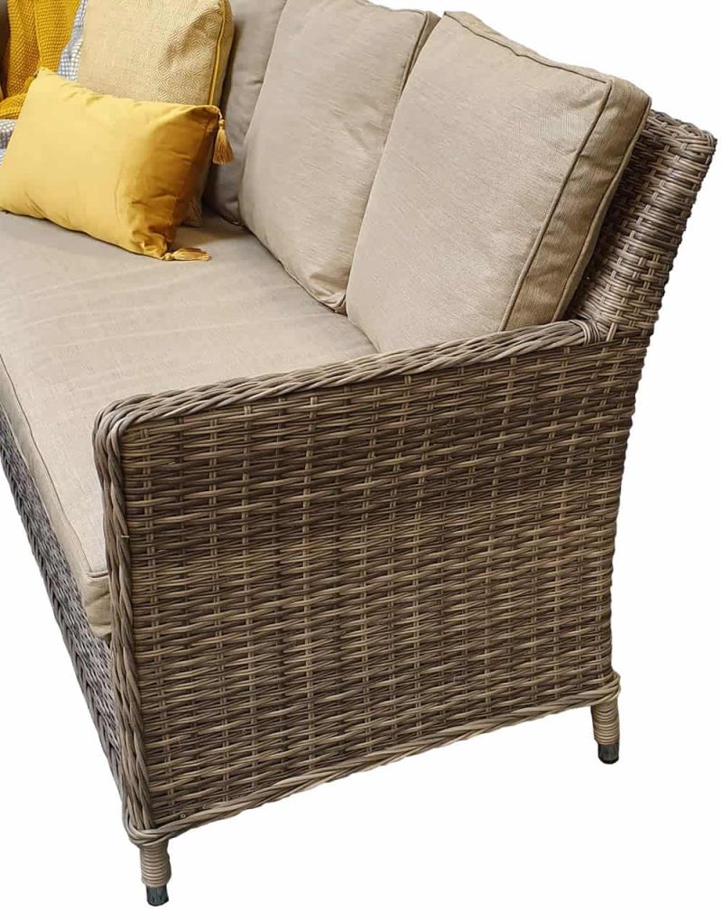Signature Weave Edwina Natural Weave Corner Sofa Set