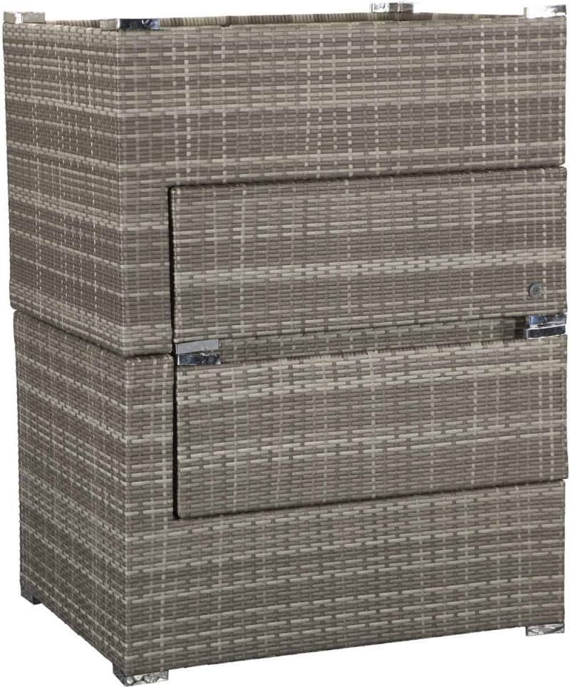 Signature Weave Harper Grey Weave Stackable Garden Sofa Set