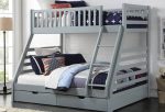 Sweet Dreams States Grey Triple Bunk Bed