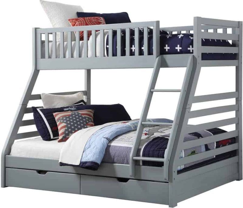 Sweet Dreams States Grey Triple Bunk Bed