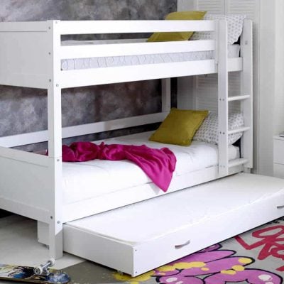 Thuka Nordic Bunk bed 3 Flat White Gable Ends