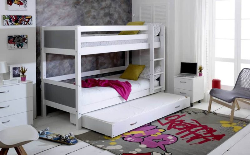 Thuka Nordic Bunk bed 3 Grey Gable Ends