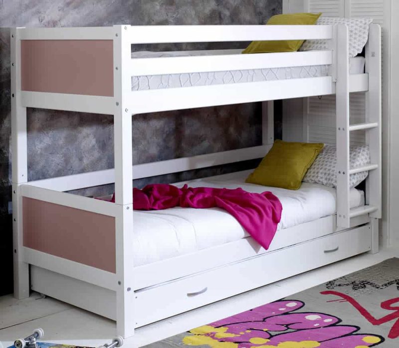 Thuka Nordic Bunk bed 3 Rose Gable Ends