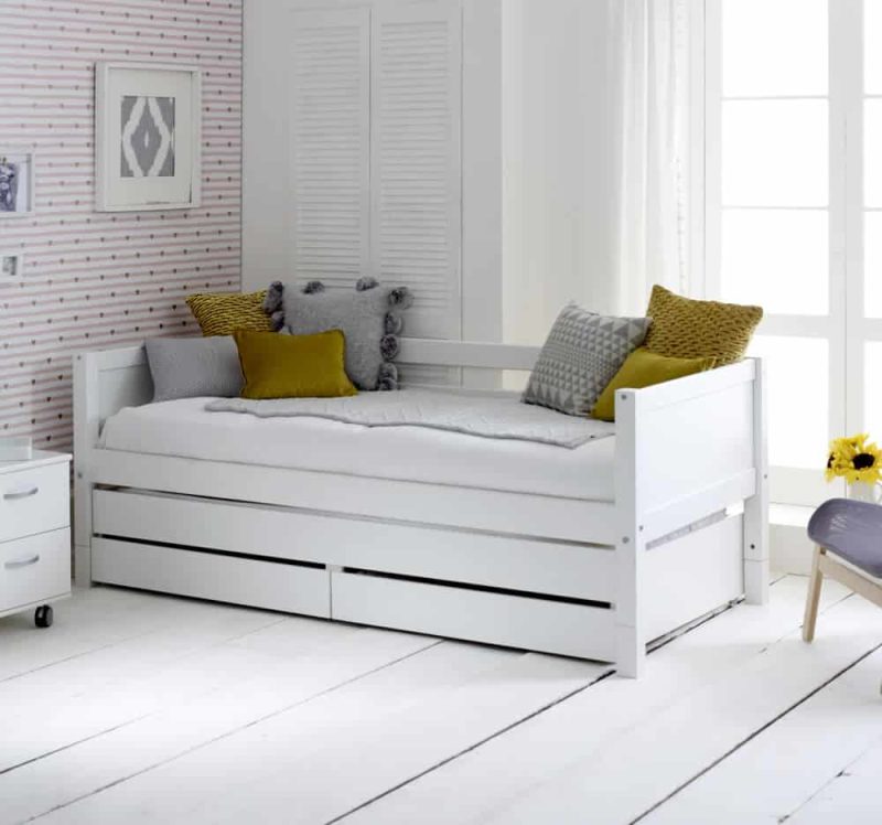 Thuka Nordic Daybed 1 Flat White Gable Ends
