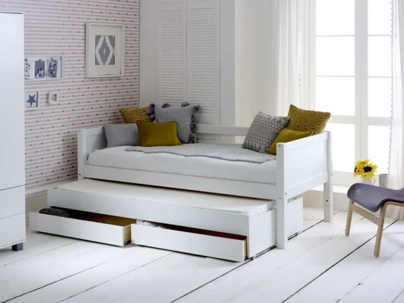 Thuka Nordic Daybed 1 Flat White Gable Ends