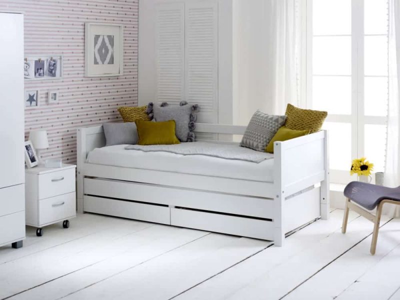 Thuka Nordic Daybed 1 Flat White Gable Ends