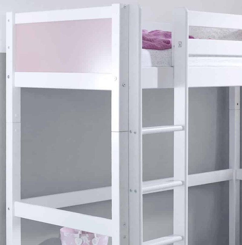 Thuka Nordic High Sleeper Bed 1 Rose Gable Ends