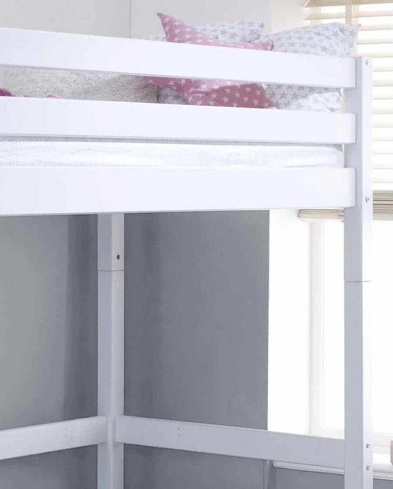 Thuka Nordic High Sleeper Bed 1 Rose Gable Ends
