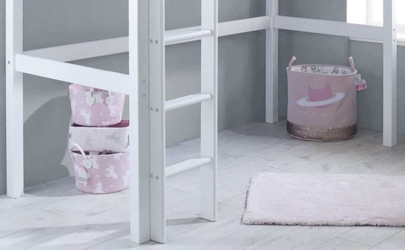 Thuka Nordic High Sleeper Bed 1 Rose Gable Ends