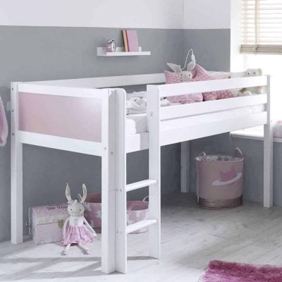 Thuka Nordic Mid Sleeper Bed 1 Rose Gable Ends