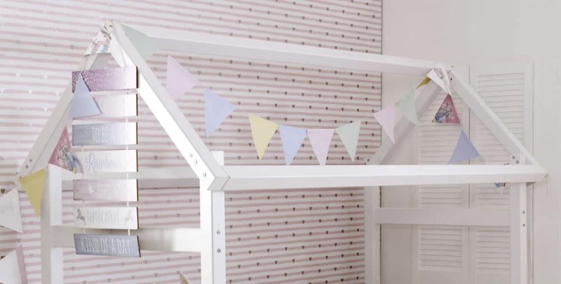 Thuka Nordic Playhouse 2 Flat White Gable Ends
