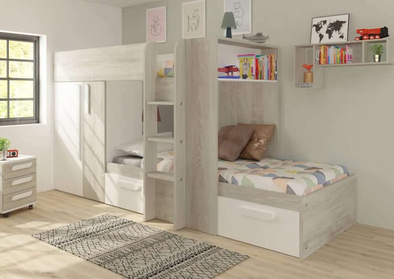 Trasman Kids Barca Bunk Bed White