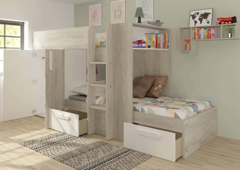 Trasman Kids Barca Bunk Bed White