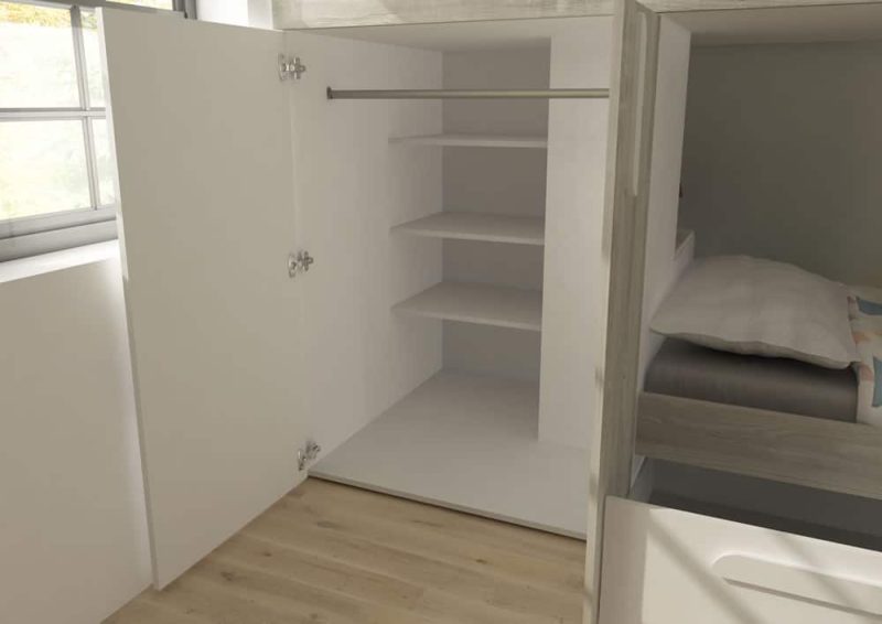 Trasman Kids Barca Bunk Bed White