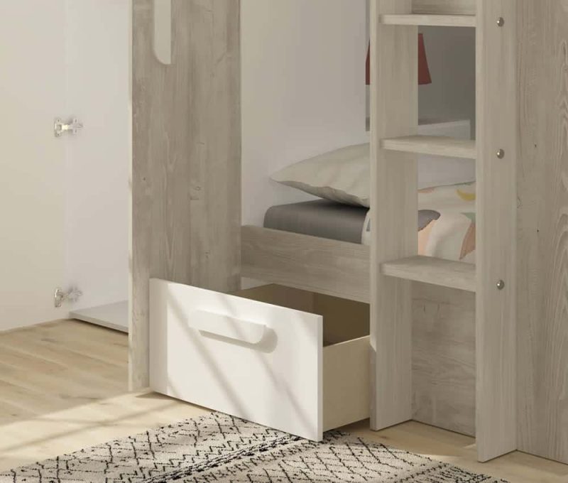 Trasman Kids Barca Bunk Bed White