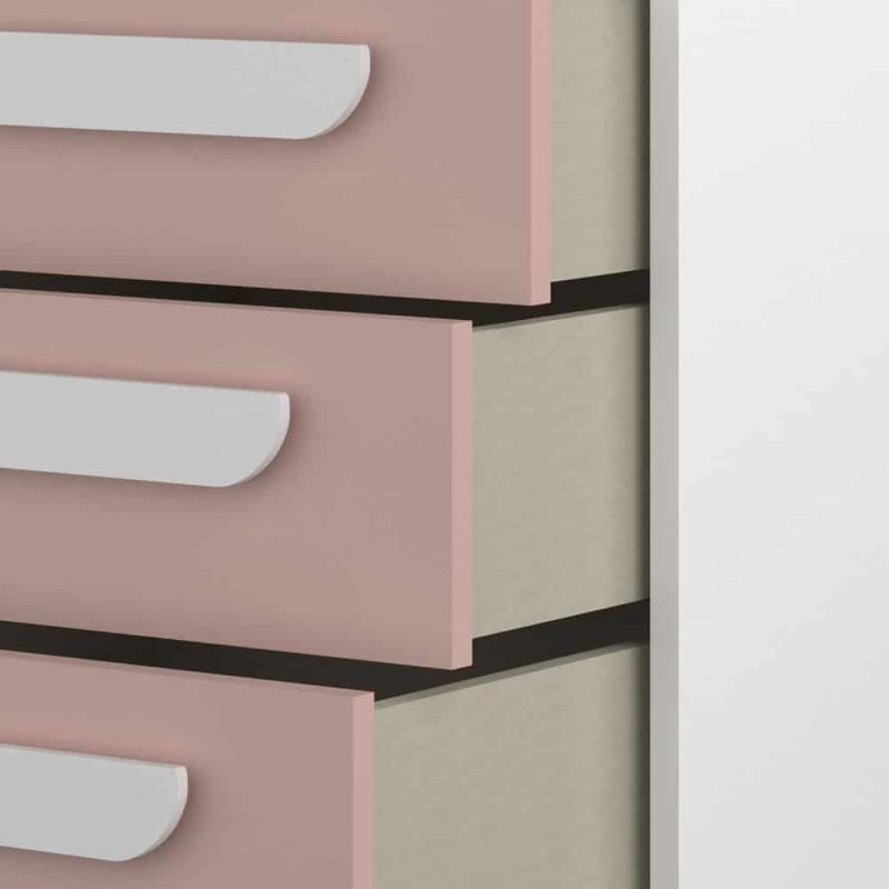 Trasman Kids Tarragona Chest Of Drawers Pink